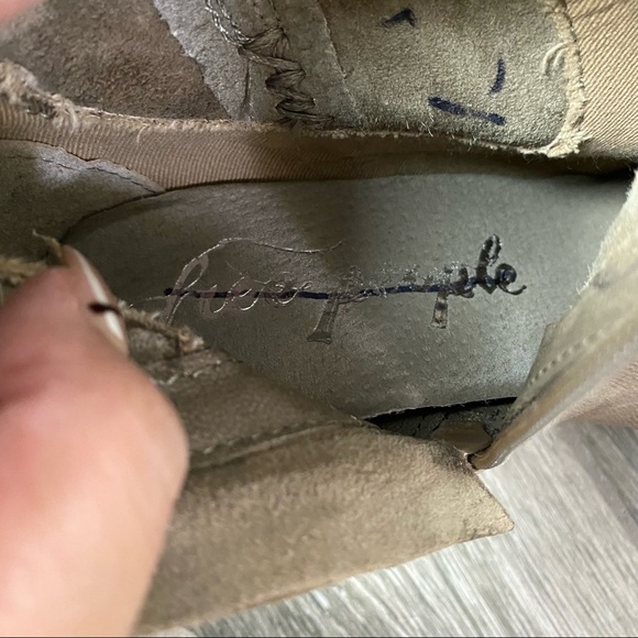 Free People Taupe/ Grey Over the Knee boots size 38 - Picture 12 of 15